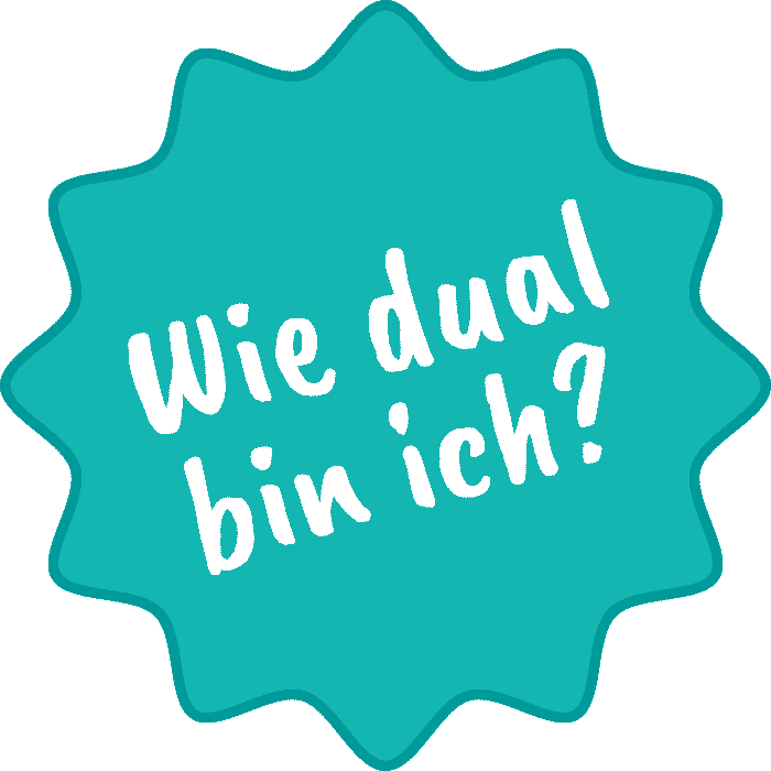 Wie dual bin ich? Button